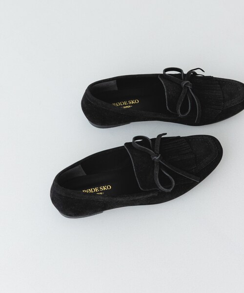 RODE SKO（ロデスコ）の「リボンフリンジローファー（ローファー・レディース・BLACK/BROWN・36/37/38）」の14枚目の写真