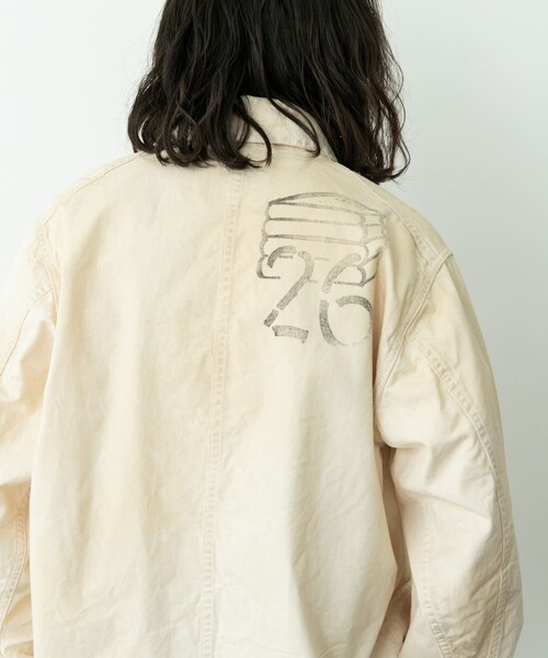 URBAN RESEARCH Sonny Label（アーバンリサーチサニーレーベル）の「Lee　VINTAGE LOCO JACKET（カバーオール・メンズ・OFF WHITE/JELT DENIM・M/L）」の6枚目の写真