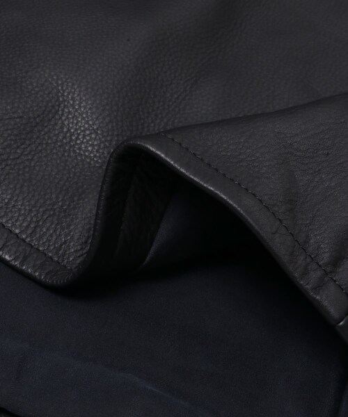 URBAN RESEARCH（アーバンリサーチ）の「A PRESSE　Leather Sports Jacket（ライダースジャケット・メンズ・Black・2/3/4）」の9枚目の写真