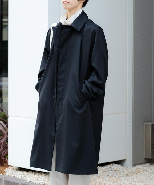 SENSE OF PLACE by URBAN RESEARCH(センスオブプレイスバイアーバンリサーチ)の「ステンカラーコート(テーラードジャケット・メンズ・BEIGE/BLACK/MINT・M/L)」の7枚目の写真