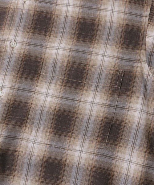 URBAN RESEARCH DOORS（アーバンリサーチドアーズ）の「FORK&SPOON　コットンウールチェックシャツ（シャツ/ブラウス・メンズ・BROWN/GRAY・4/5）」の10枚目の写真