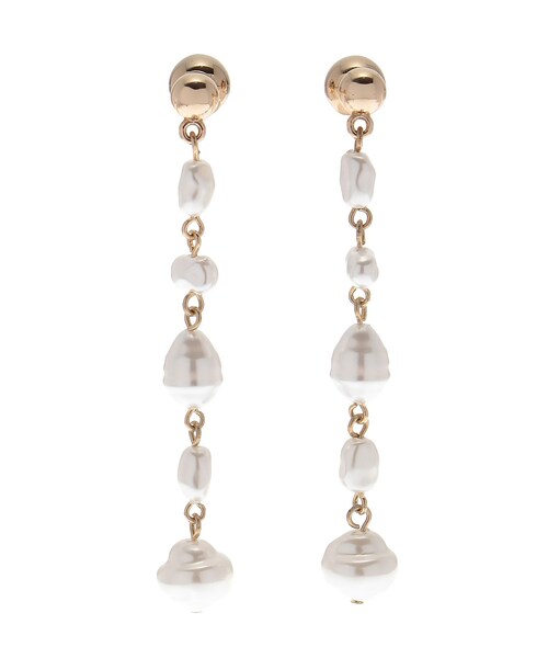 LAGUNAMOON（ラグナムーン）の「LADYフェイクミックスパールピアス（ピアス（両耳用）・レディース・アイボリー・F）」の2枚目の写真