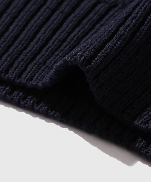 ADAM ET ROPE'(アダムエロペ)の「【ROYAL MER for WILD LIFE TAILOR】EX LYAM(ニット/セーター・メンズ・キナリ/ネイビー・L/M)」の11枚目の写真