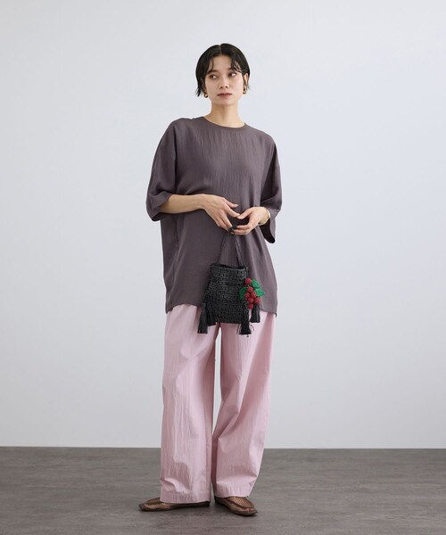 ADAM ET ROPE'(アダムエロペ)の「【J'aDoRe・店舗限定】【MAISON N.H PARIS(メゾンエヌアッシュパリ)】ROXANE CHARM(ハンドバッグ・レディース・ブラック系・F)」の4枚目の写真