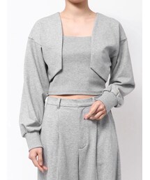 MERCURYDUO | 【WEB限定】裏毛キャミアンサンブル(アンサンブル)