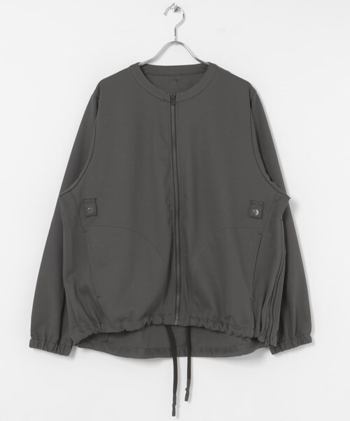 URBAN RESEARCH（アーバンリサーチ）の「UNTRACE　ジッパーカーディガン（ブルゾン・メンズ・DARK NAVY/BLACK/CHARCOAL・1/2）」の8枚目の写真