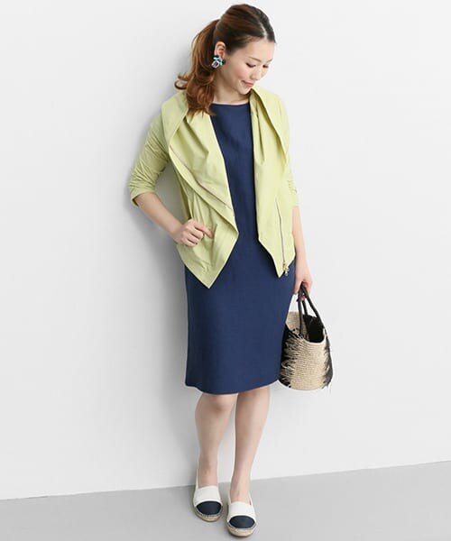 URBAN RESEARCH ROSSO（アーバンリサーチロッソ）の「フードブルゾン（ブルゾン・レディース・LIME/GRAY/NAVY・FREE）」の9枚目の写真