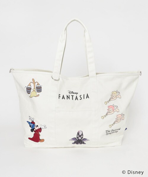 URBAN RESEARCH(アーバンリサーチ)の「別注/Disney/キャンバスバッグ(トートバッグ・レディース・NATURAL/NAVY・Free)」の8枚目の写真
