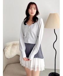 dazzlin | 【UV】ラメシンプルニットカーディガン(カーディガン/ボレロ)