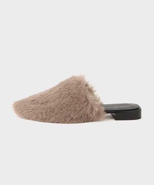 ROPE'(ロペ)の「【PELLICO SUNNY(ペリーコサニー)】FUR MULE|フラットシューズ(その他シューズ・レディース・ブラック/ライトグレー・36/37/38)」の14枚目の写真