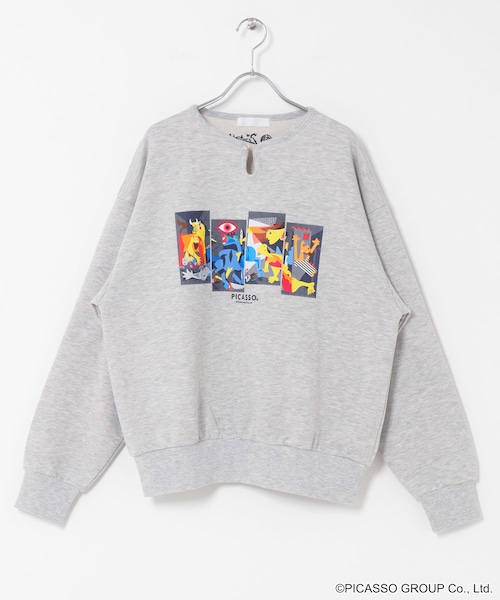 SENSE OF PLACE by URBAN RESEARCH(センスオブプレイスバイアーバンリサーチ)の「PICASSO スキッパースウェット(スウェット・メンズ・BLACK/GRAY/MINT・M/L)」の22枚目の写真