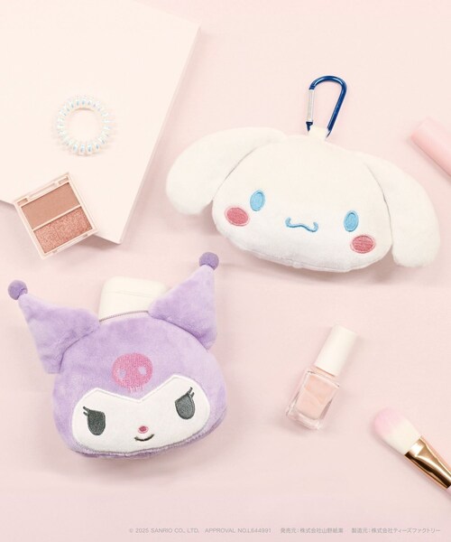 ROPE' PICNIC（ロペピクニック）の「【SANRIO CHARACTERS/サンリオキャラクターズ】ぬいぐるみファスナーマスコット（キーホルダー・レディース・ホワイト/ラベンダー・F）」の4枚目の写真