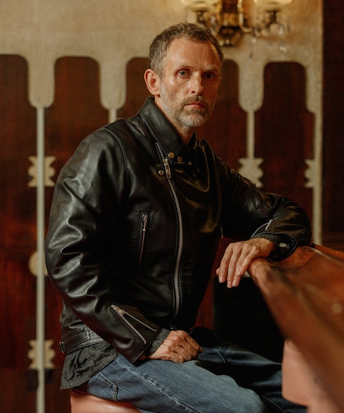 ADAM ET ROPE'（アダムエロペ）の「【James Grose 別注】MANILA JK SHEEP BLACK（ライダースジャケット・メンズ・ブラック・L/M/XL）」の10枚目の写真