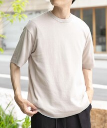 ITEMS URBANRESEARCH（アイテムズ アーバンリサーチ）の「コットンリネンクルーネックサマーニット（ニット/セーター・メンズ）」