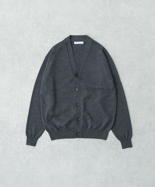 URBAN RESEARCH（アーバンリサーチ）の「CASH FEEL W/MID CARDIGAN（カーディガン/ボレロ・メンズ・BLACK/CHARCOAL/BROWN・M/L）」の2枚目の写真