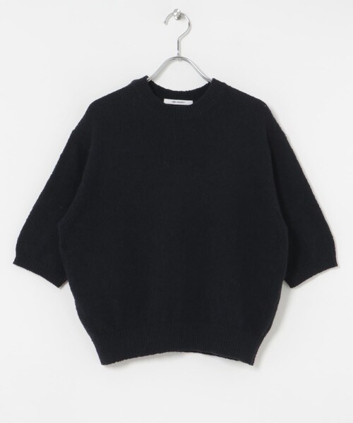 URBAN RESEARCH(アーバンリサーチ)の「ブークレハーフスリーブニット(ニット/セーター・レディース・NAVY/RED/OFF・FREE)」の21枚目の写真