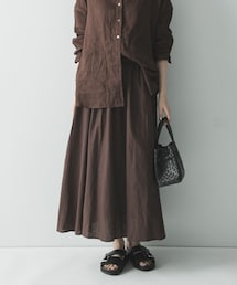 URBAN RESEARCH（アーバンリサーチ）の「リネンコットンギャザースカート（スカート）」