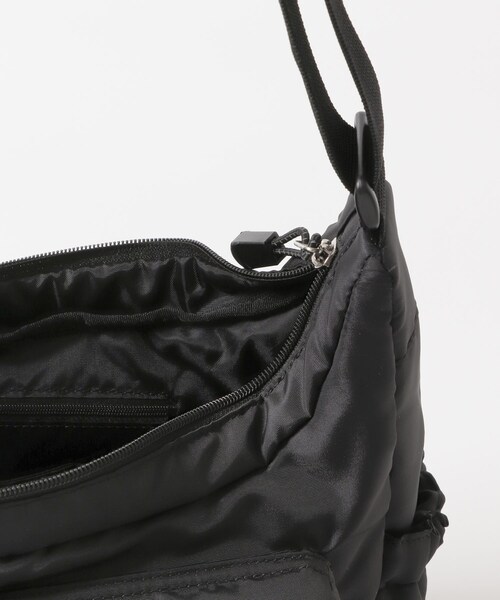 URBAN RESEARCH Sonny Label（アーバンリサーチサニーレーベル）の「グログラン2ポケットショルダーバッグ（ショルダーバッグ・レディース・グレー/ブラック・one）」の10枚目の写真
