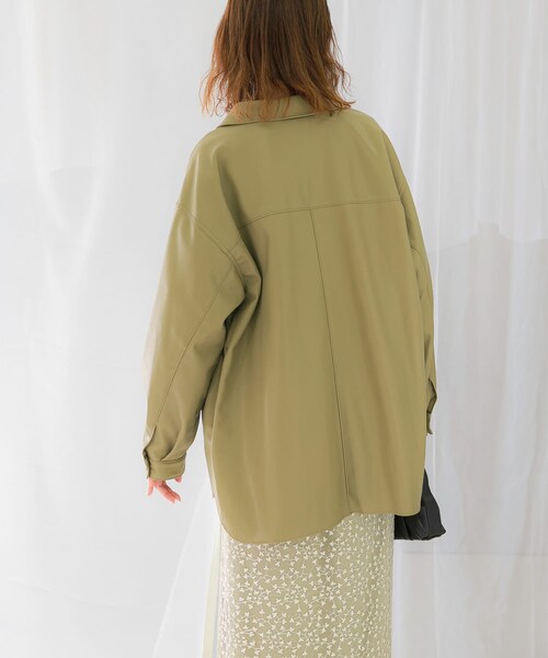 URBAN RESEARCH ROSSO（アーバンリサーチロッソ）の「オーバージャケット（その他アウター・レディース・pistachio/off・FREE）」の19枚目の写真