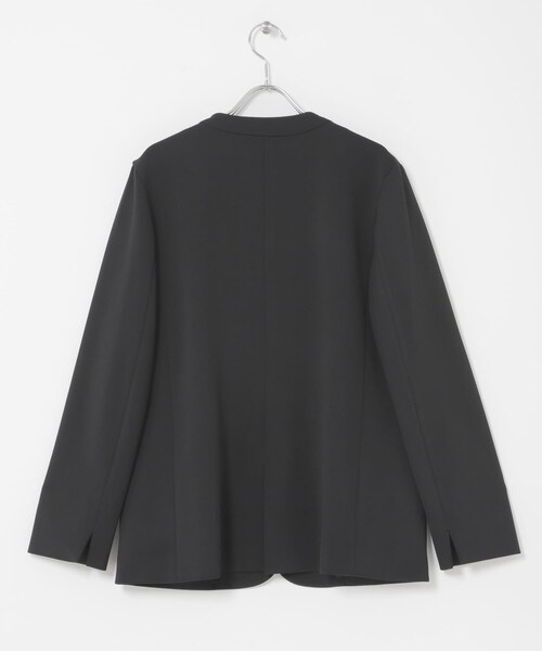 URBAN RESEARCH ROSSO（アーバンリサーチロッソ）の「ストレッチツイルノーカラージャケット（ノーカラージャケット・レディース・L.BEIGE/BLACK・36/38）」の18枚目の写真
