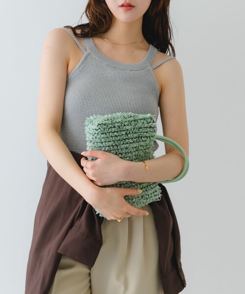 RODE SKO（ロデスコ）の「フラワーレースバッグ（ショルダーバッグ・レディース・GRAY/MINT/PINK・one）」の22枚目の写真