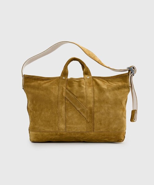 ADAM ET ROPE'（アダムエロペ）の「【NICENESS/ナイスネス】S.LEDZ（トートバッグ・メンズ・キナリ/キャメル・F）」の3枚目の写真