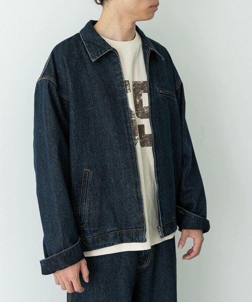 URBAN RESEARCH Sonny Label（アーバンリサーチサニーレーベル）の「『別注』RED KAP×Sonny Label　デニムジップブルゾン（デニムジャケット・メンズ・インディゴ/ワンウォッシュ・M/L）」の7枚目の写真
