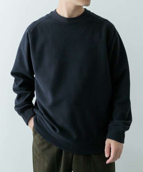 ITEMS URBANRESEARCH（アイテムズ アーバンリサーチ）の「発熱機能 クルーネックラグランTops（Tシャツ/カットソー・メンズ・GREIGE/OFF/BLK・M/L）」の15枚目の写真
