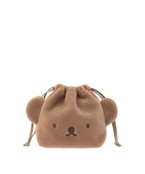 merry jenny（メリージェニー）の「ボリスボアpouch（ポーチ・レディース・ブラウン・F）」の2枚目の写真