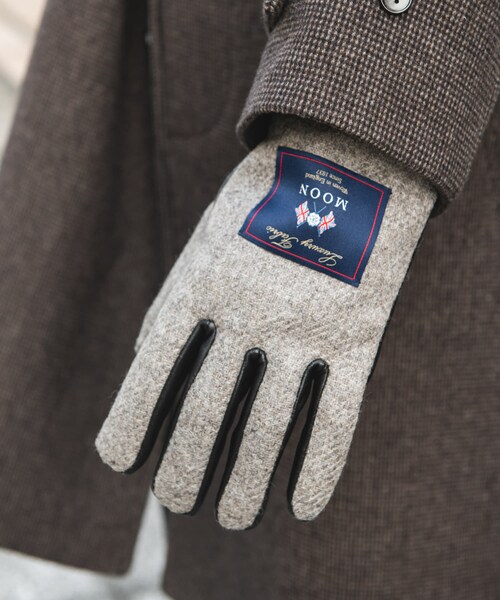 URBAN RESEARCH DOORS(アーバンリサーチドアーズ)の「MOONツイードレザーグローブ(ベルト・メンズ・CHARCOAL/NAVY/BEIGE/BROWN・-)」の22枚目の写真