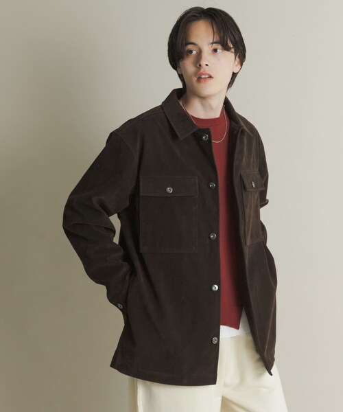 SENSE OF PLACE by URBAN RESEARCH(センスオブプレイスバイアーバンリサーチ)の「F/Sジャケット(テーラードジャケット・メンズ・D.BROWN/BEIGE・M/L)」の5枚目の写真