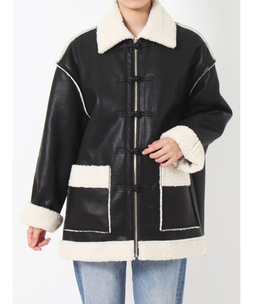 jouetie（ジュエティ）の「フェイクムートンチャイナジャケット