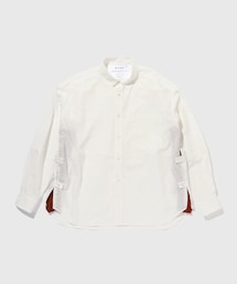 ADAM ET ROPE' | 【KYOU/キョウ】BEAN Switching Balloon Side Pleats Shirt(シャツ/ブラウス)