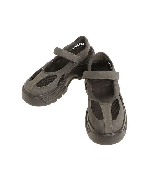 EMODA（エモダ）の「メッシュコンビバルキーシューズ（その他シューズ・レディース・グレー/ブラック・S/M/L）」の6枚目の写真