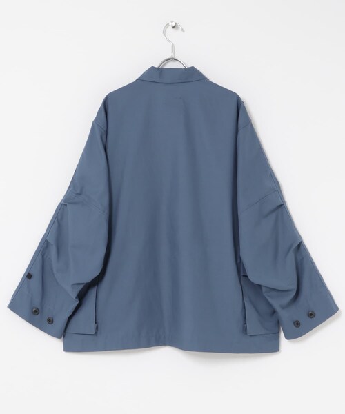 URBAN RESEARCH（アーバンリサーチ）の「DAIWA PIER39　W's TECH FISHING PK MILBDU SHIRT L/S（テーラードジャケット・レディース・SMOKE BLUE/INK BLACK・Free）」の9枚目の写真