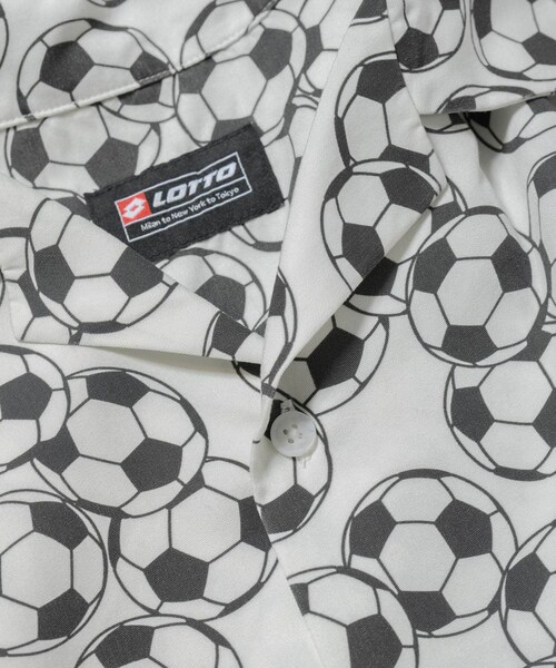 URBAN RESEARCH(アーバンリサーチ)の「LOTTO SOCCER BALL PRINT SHIRTS(シャツ/ブラウス・メンズ・WHITE/BLACK・M/L/XL/XXL)」の9枚目の写真