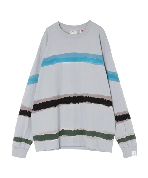 UN3D.(アンスリード)の「【CRC】KURASHIKIZOME LONG T(Tシャツ/カットソー・レディース・グレー/ブラック・38/42/44)」の14枚目の写真