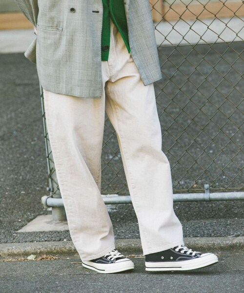 URBAN RESEARCH(アーバンリサーチ)の「11.8oz COL/DENIM WIDE PANTS(デニムパンツ・メンズ・MOCHA/BLEACH・M/L)」の3枚目の写真