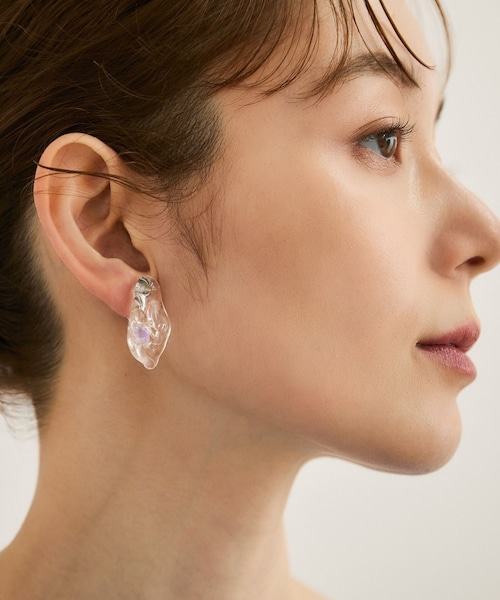 ROPE'（ロペ）の「【LUCE MACCHIA（ルーチェマッキア）】 別注 Glass Earrings（イヤリング・レディース・ゴールド/その他・F）」の3枚目の写真