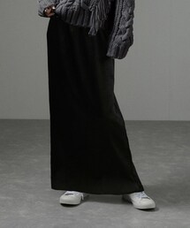 ADAM ET ROPE' | 【追加・サイズ展開あり】シャイニーナロースカート2【洗える】(スカート)