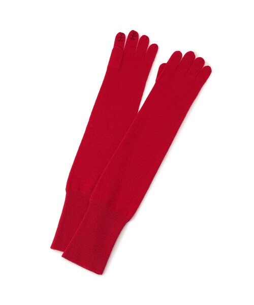 ADAM ET ROPE'(アダムエロペ)の「【J'aDoRe・一部店舗限定】【y YO(イーヨ)】grace long gloves / グローブ(手袋・レディース・グレー/キャメル/レッド・F)」の10枚目の写真