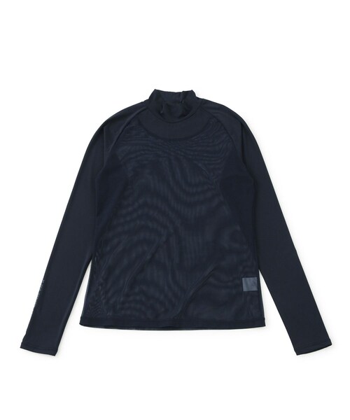 ROPE'（ロペ）の「【UVカット】【速乾】クールコアUVメッシュ切替モックプルオーバー（Tシャツ/カットソー・レディース・ブラック/ホワイト/ネイビー・L/M/S）」の19枚目の写真