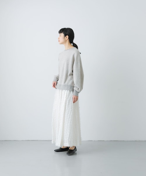 かぐれ（カグレ）の「コットンリヨセルスウェットプルオーバー（スウェット・レディース・L/GRAY/OATMEAL/CHARCOAL・FREE）」の8枚目の写真