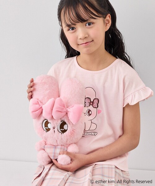 ROPE' PICNIC（ロペピクニック）の「【Esther Bunny Little meets ROPE' PICNIC】ぬいぐるみ（その他雑貨・レディース・ホワイト/ピンク・F）」の12枚目の写真