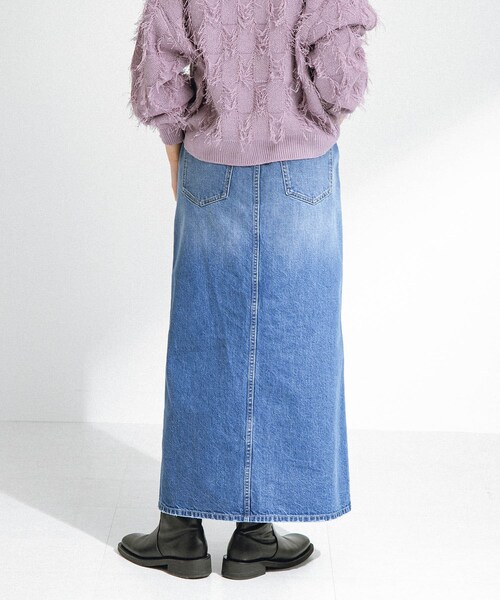 URBAN RESEARCH Sonny Label（アーバンリサーチサニーレーベル）の「Aラインデニムスカート（デニムスカート・レディース・インディゴ/ブラック・36/38）」の17枚目の写真