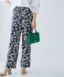 nissen | 総柄タックストレートパンツ(その他パンツ)