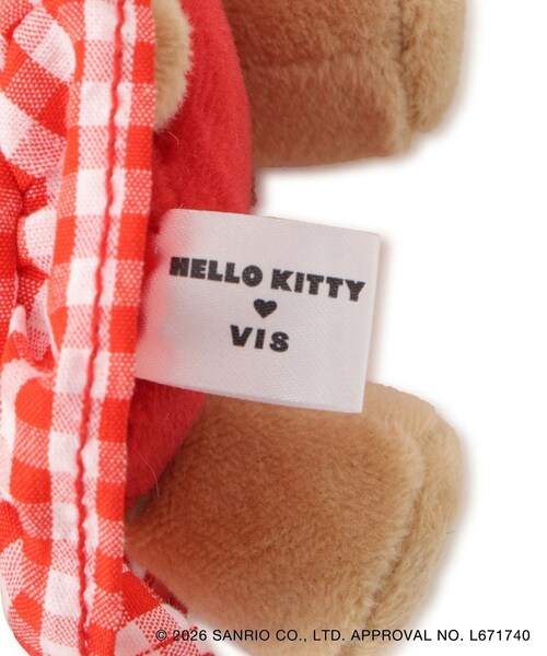 VIS（ビス）の「【HELLO KITTY×VIS】日焼けデザイン ハローキティぬいぐるみチャーム（チャーム・レディース・ベージュ・F）」の14枚目の写真