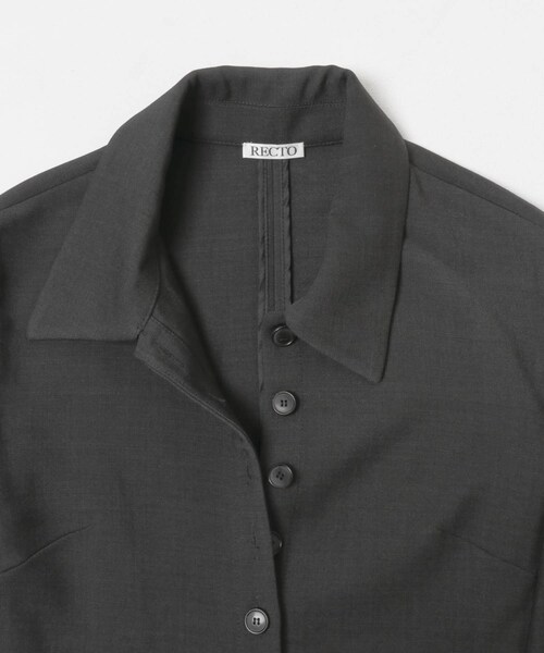 URBAN RESEARCH（アーバンリサーチ）の「RECTO　SLIM FIT SHIRTS DRESS（ワンピース・レディース・C GREY・S）」の4枚目の写真