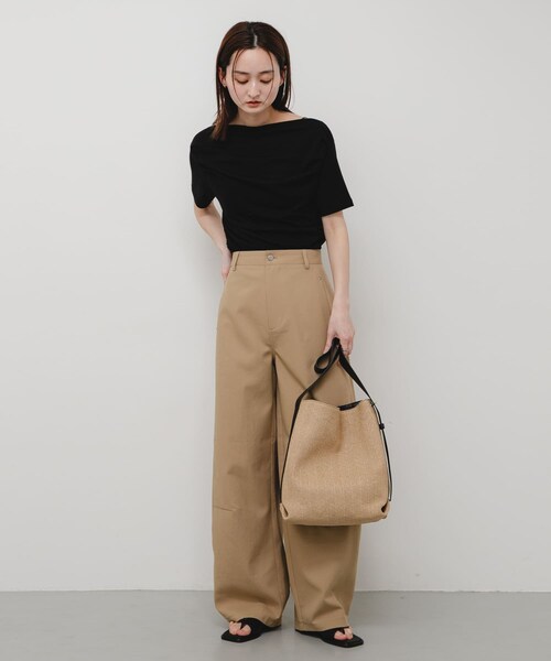 SENSE OF PLACE by URBAN RESEARCH（センスオブプレイスバイアーバンリサーチ）の「雑材マルチショルダーバッグ（ショルダーバッグ・レディース・BLACK/BEIGE・One）」の15枚目の写真