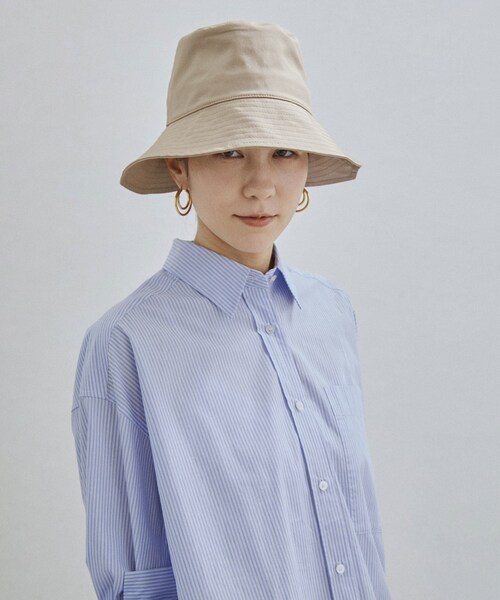 ADAM ET ROPE'(アダムエロペ)の「【La Maison de Lyllis(メゾンドリリス)】BROCKEN(ハット・レディース・ブラック/イエロー・F)」の7枚目の写真